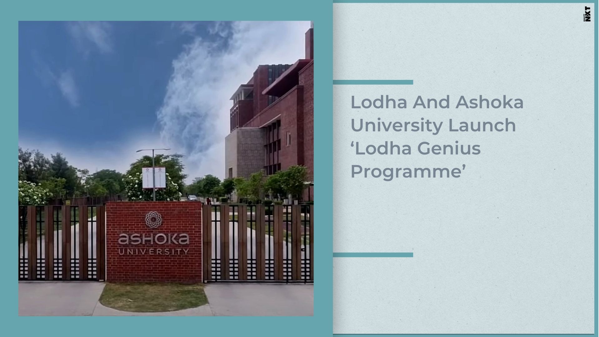 Lodha With Ashoka University Introduced ‘Lodha Genius Programme’