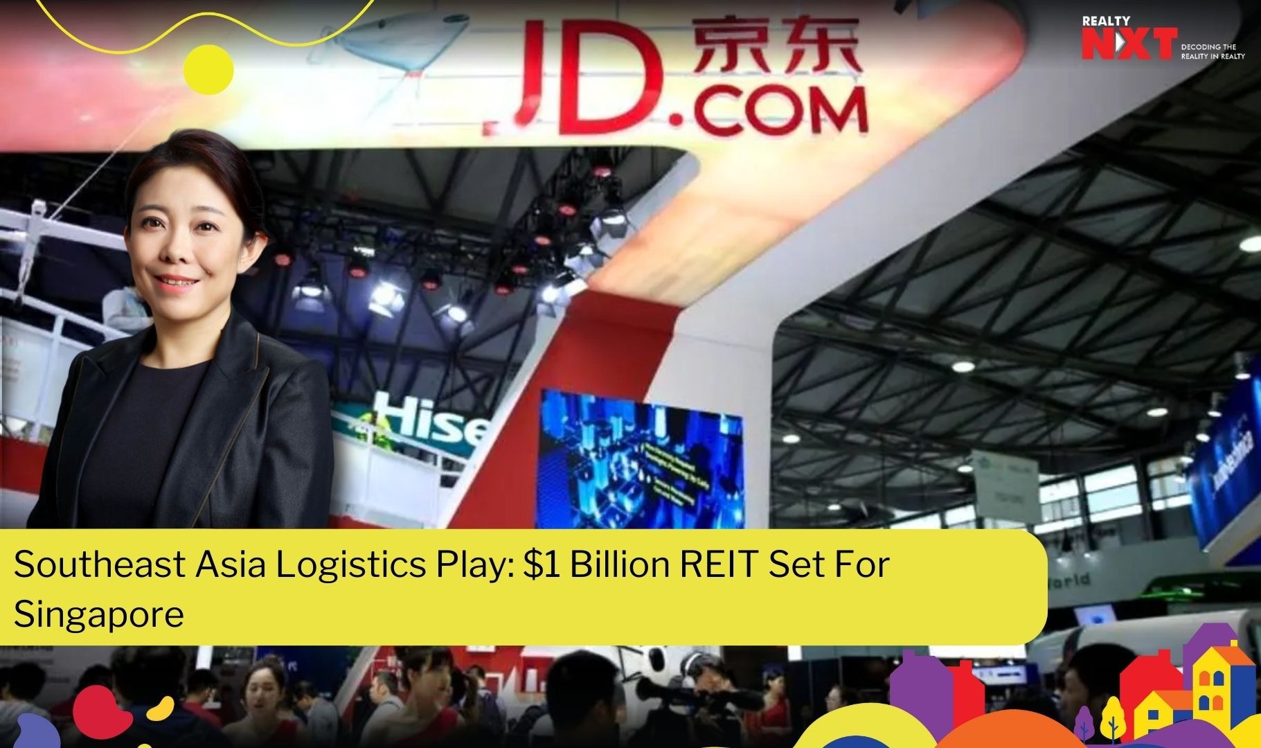 JD Property, Partners Group, EZA Hill Plan $1 Billion Singapore REIT